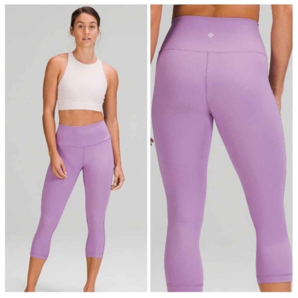 LULULEMON Wunder Under 21” Wisteria Purple size 0